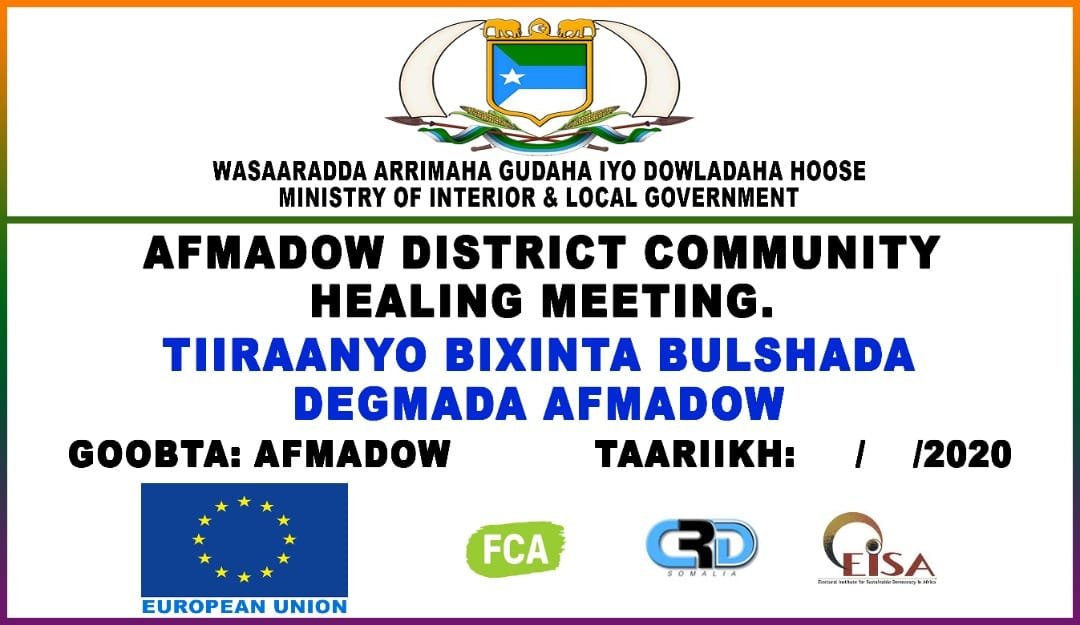 Community healing meeting event graphic