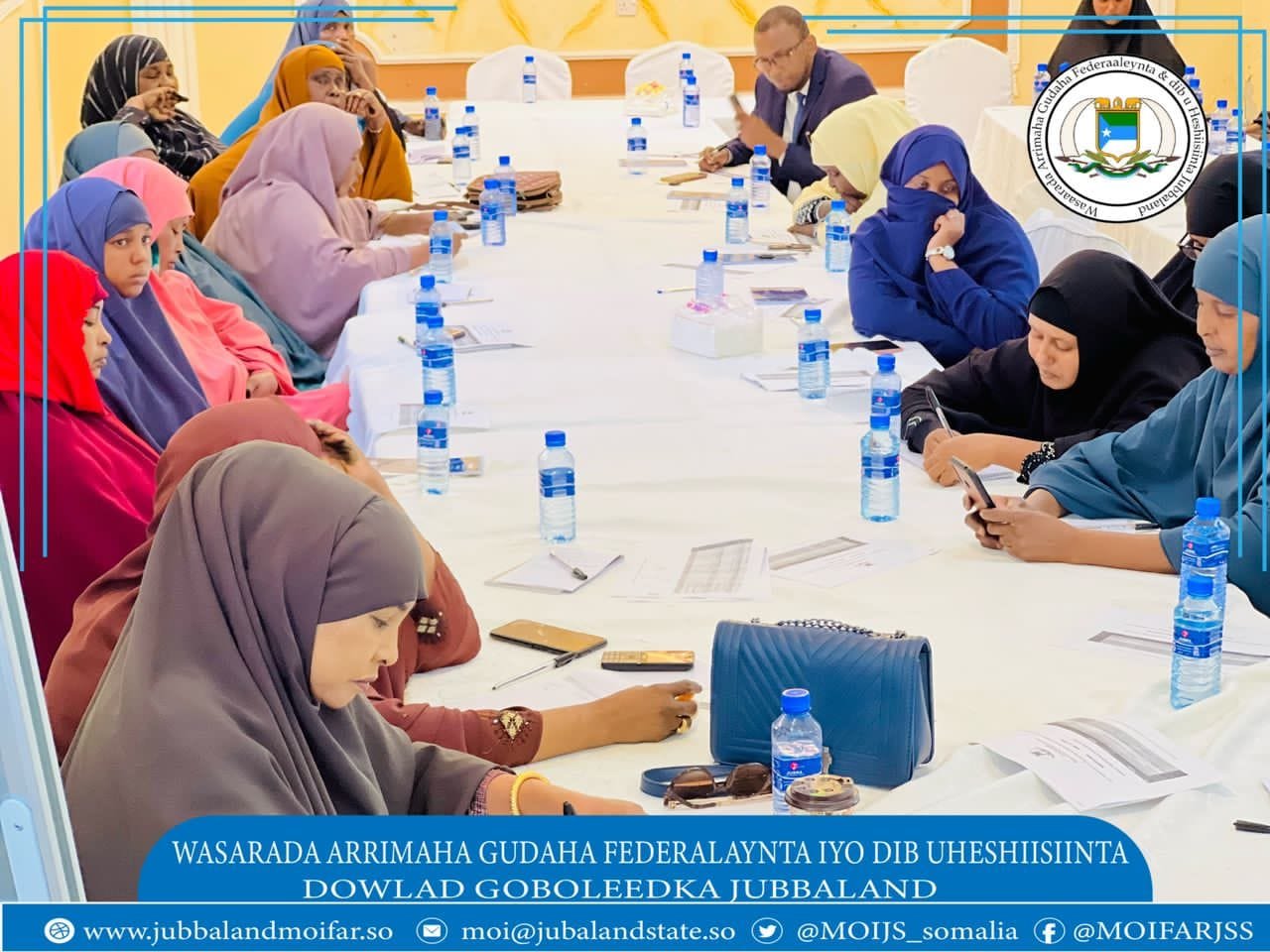 Women participating in an institutional workshop
