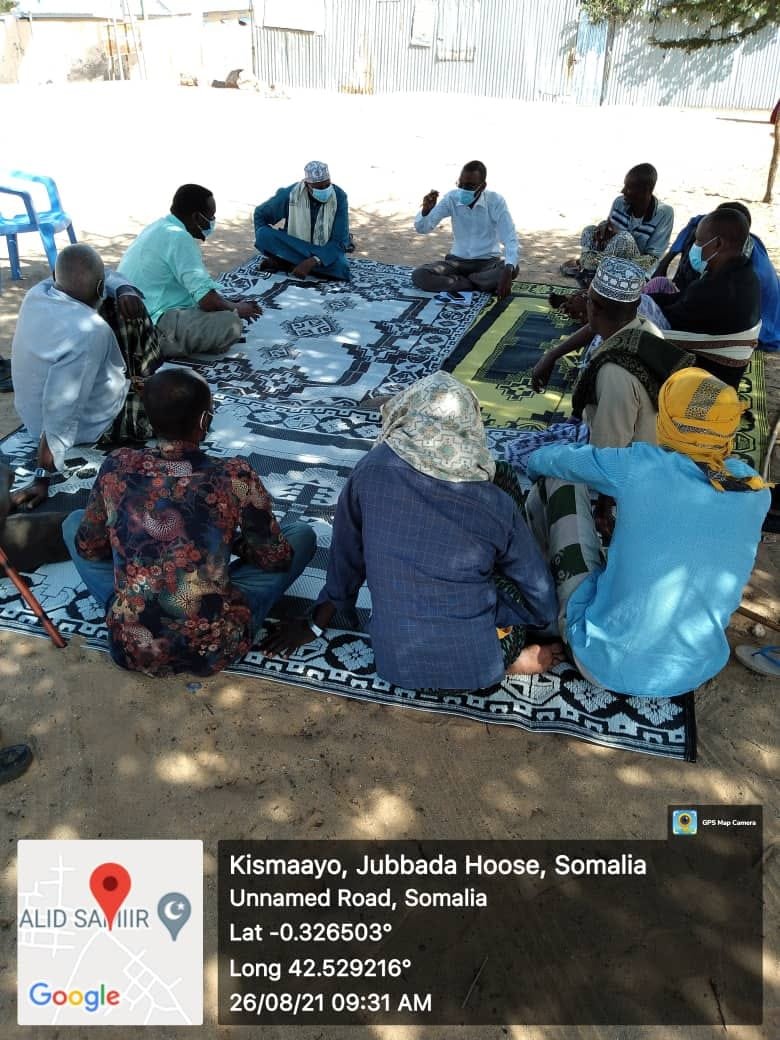 Community discussion group seated together